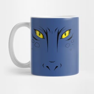 Yellow Dragon Eyes Shirt Mug